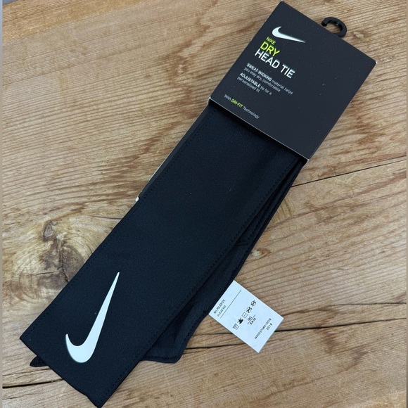 Nike Other - NEW Nike Black Dri-Fit Head Tie